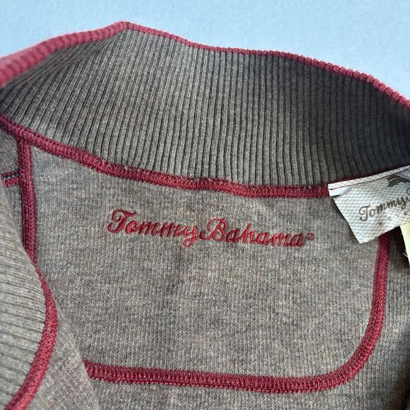 Tommy Bahama Flipshot Reversible Pullover Men 3XL Rust Red Half Zip Casual Prep - Picture 3 of 9